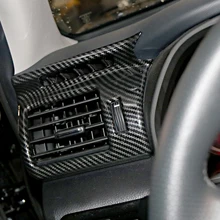 Для леворульных автомобилей! Для Toyota 4runner 2010- боковой A/C воздуха на выходе Vent рамка Обложка отделка Авто Стайлинг, аксессуары для интерьера