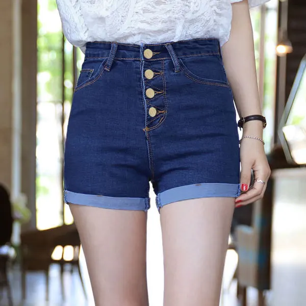 

Denim shorts female 2019 fashion ladies high waist summer short jeans sexy mini shorts