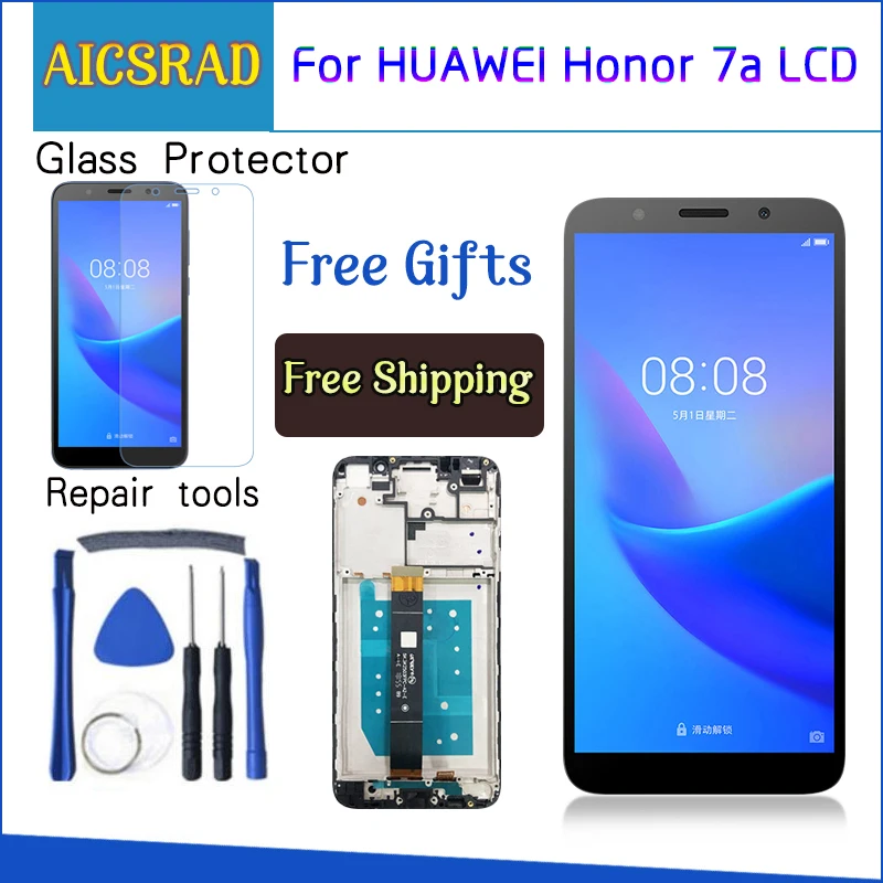 

For Huawei Honor 7A LCD Display Touch Screen New Digitizer Assembly Replacement For Huawei Honor 7A Russian Version DUA-L22 5.45
