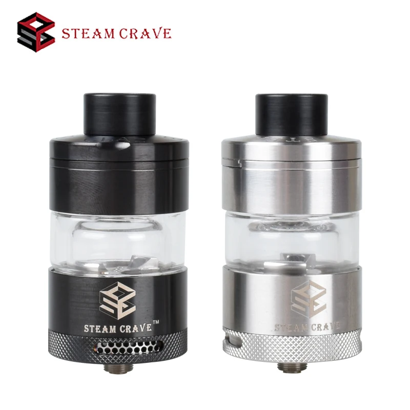 

Original Steam Crave Aromamizer Plus RDTA 10ml Max Juice Capacity Atomizer Enhanced Airflow Juice Flow Design Vape Vaporizer RTA