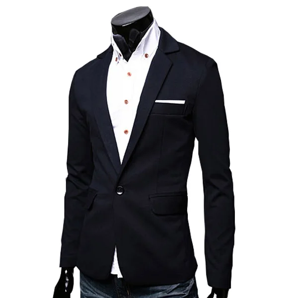 2015 New Arrivals blazer men blazer masculino man fashion slim blazer 5 Colors Size M-2XL