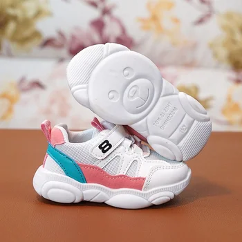 

New Children Shoes For Girls Boys Sneakers Kids Air Mesh Breathable Sport Shoe Baby Toddler Outdoor Sneakers 21-30