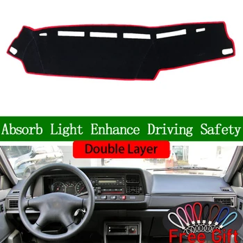 

Double Layer Car Stickers For Volkswagen santana classical 2004 2005 2006 2007 Dashboard Cover Car Accessories Interior Decals