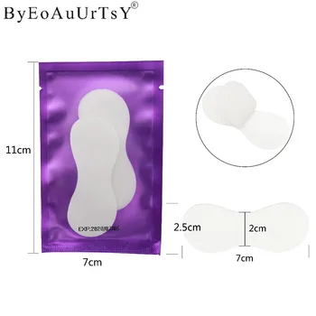 

100 pairs Line Free Face Under Eye Pads Lash Eyelash Extension Paper Patches Eye Tips Sticker Wraps New Paper Patches Eyelashes
