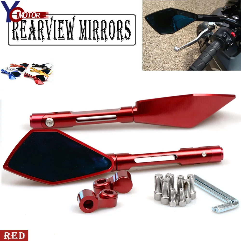

FOR YAMAHA R6S CANADA VERSION R6S USA VERSION HONDA ST1300/ST1300A VFR800 CBR125R Universal Motorcycle mirror side Rearview CNC