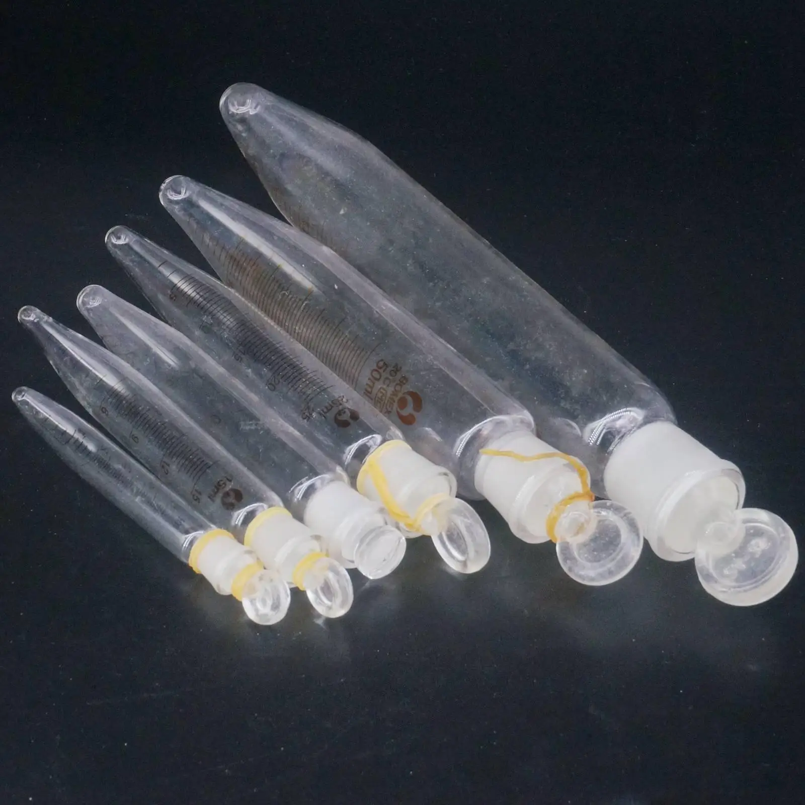 

5ml 10ml 15ml 20ml 25ml 50ml 100ml Lab Borosilicate Glass Conical Bottom Centrifuge Tube Scaled With Stopper Glassware