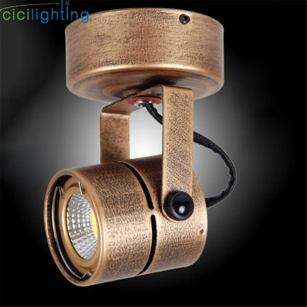 Vintage Mini Ceiling spotlights Industrial Lighting Retro Lamps