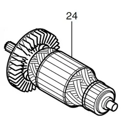 Арматура 220 В ротора 516918-0 для Makita TW1000