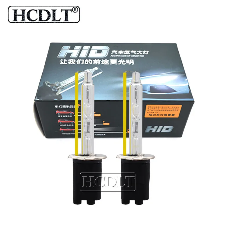 HCDLT Fast Bright 55W Single Beam H1 H3 H11 HB3 HB4 9012 D2H H7 HID Xenon bulb 12V 55W H7R Auto Car Headlight Fog Lamp 5500K (4)