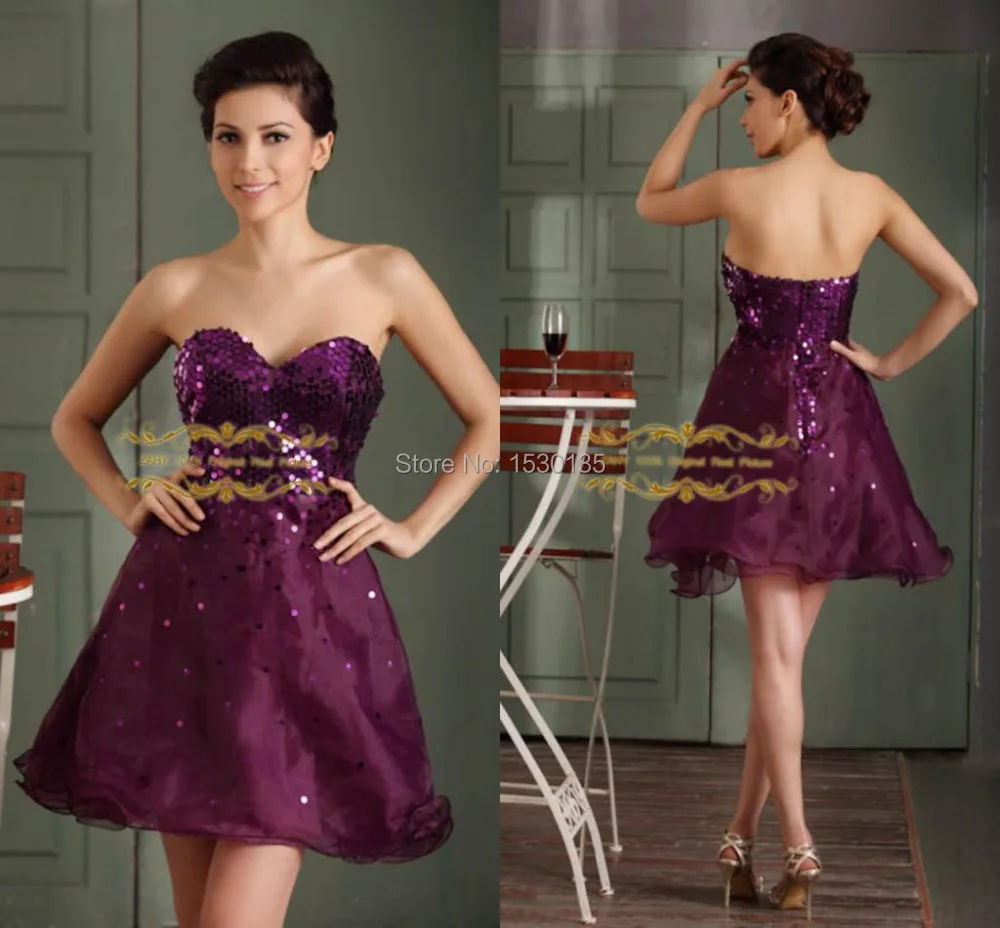 Dark Purple Design Mini Dresses 2016 New Arrival Backless