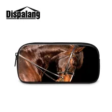 Лошадь животный принт красота путешествия косметичка канцелярские принадлежности для школы детская сумка для карандашей студентов офисные школьные принадлежности Карандаш Чехол