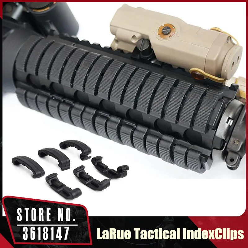 Element Airsoft LaRue Tactical IndexClips Rail Cover Clips Black Picatinny Flat Protection 30 PIC/SET EX265 | Спорт и развлечения