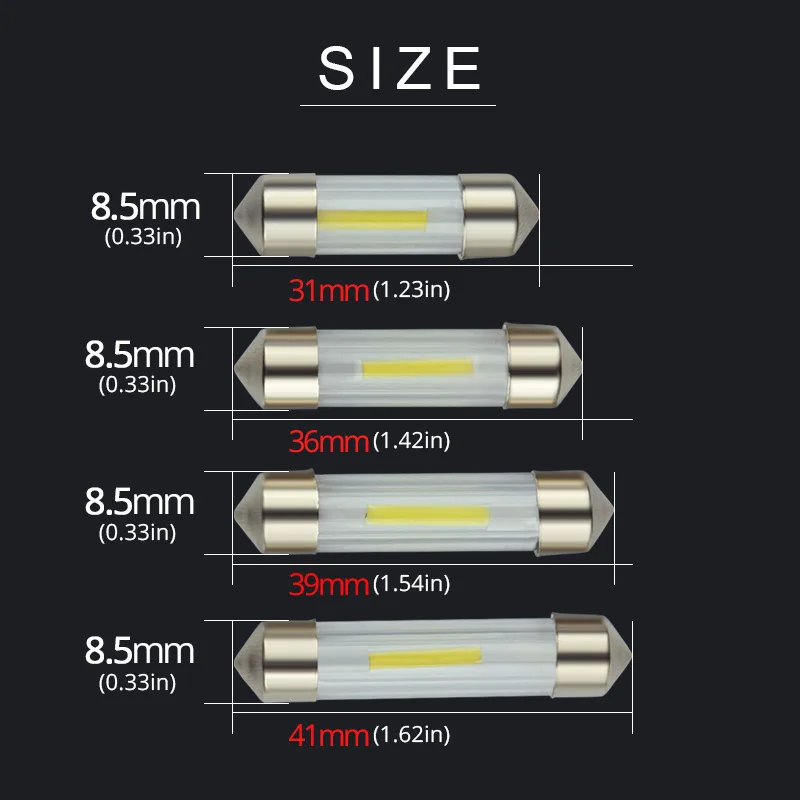 led c5w bulb size1