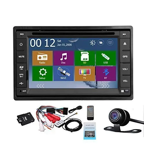 2 Din Car Autoradio Headunit In Dash Stereo 6 2 inch LCD Touch Screen DVD CD