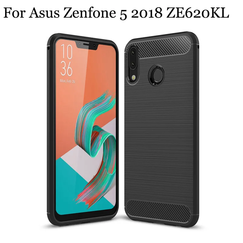 Чехлы для телефонов Asus Zenfone 5 2018 чехол Zenfone5 мягкая задняя крышка ASUS ZE620KL