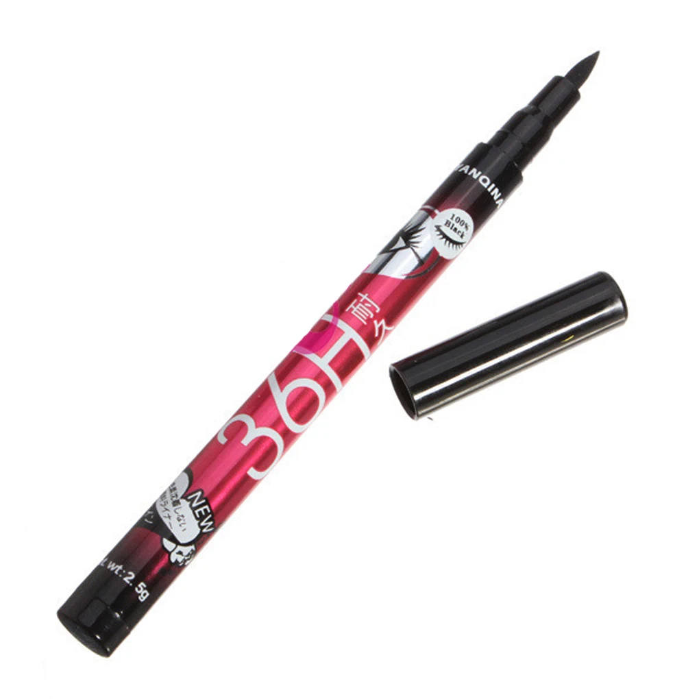 Black Waterproof Liquid Eyeliner Pencil Eye Liner Pen Lady Cosmetics Make Up Eye Marker Beauty Essentials Eyeliner Makeup Tools Black Waterproof Liquid Eyeliner Pencil Eye Liner Pen Lady Cosmetics Make Up Eye Marker Beauty Essentials Eyeliner Makeup Tools
