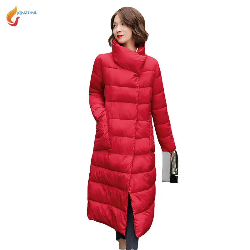 JQNZHNL 2019 Winter Parkas Women Medium Long Thicken