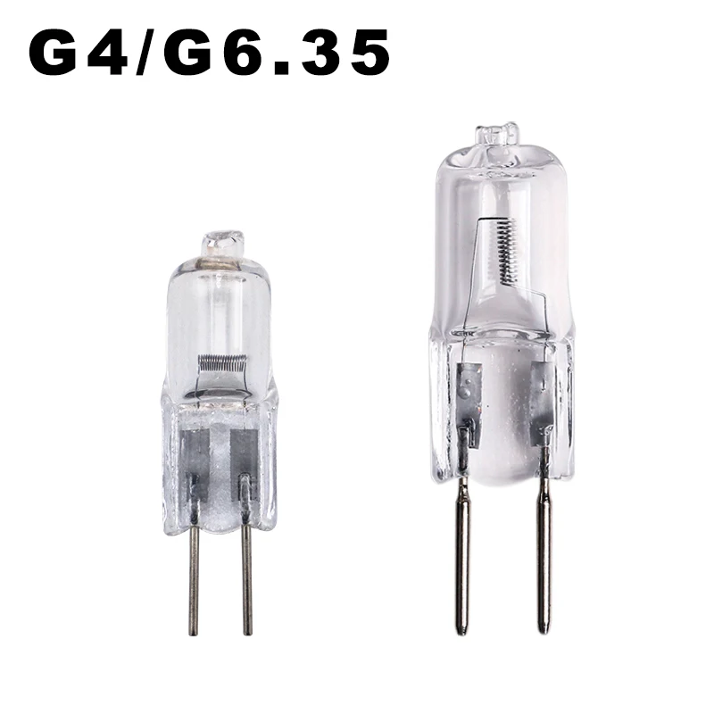 AC12V галогенная лампа бусина G4 20 Вт 35 световые бусины с регулируемой яркостью G6.35 50