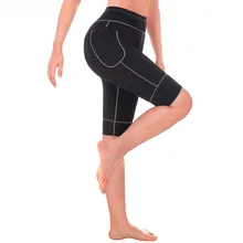 Утягивающие штаны для женщин, неопреновые шорты с высокой талией, утягивающие Утягивающие трусы, моделирующее белье для тренировок