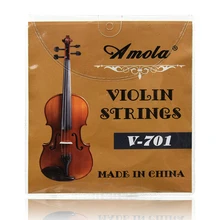 Violin Strings Stainless Steel Nickel Wound Violin Strings 4 pieces E A D G for 4/4 1/4 1/8 3/4 0.28 0.50 0.60 0.76 Common Size