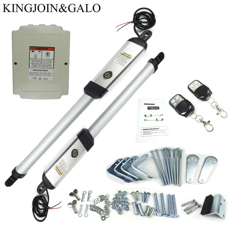 

Linear Actuator Remote Control Worm Gear Automatic Swing Gate Opener Operator For Totoal 400KGS Pedestrain Gate With Stoper
