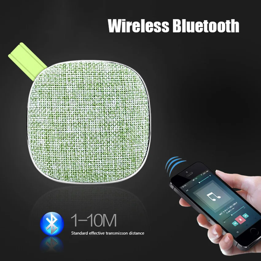 Aimitek X25 Мини Bluetooth динамик беспроводной портативный тканевый MP3 плеер с микрофоном