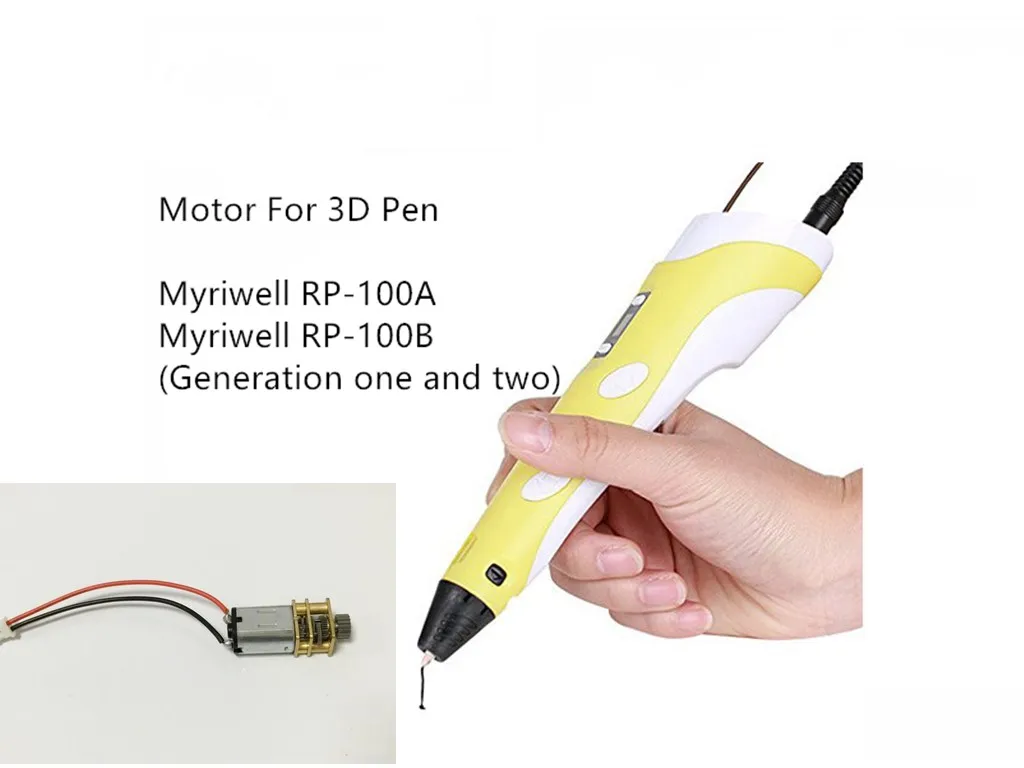 Оригинальный двигатель для RP100A RP 100B 3D Ручка Myriwel V1 мотор рисования части мини DC