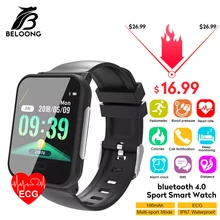 Bakeey E33 ECG Heart Rate Monitor Blood Presure Sensor Brand Reminder Sport Fitness Health Fashion Smart Watches Wristband