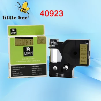 

9mm Dymo D1 Label Cassettes 40923 Black On Gold Tape DYMO D1 LabelManager Maker