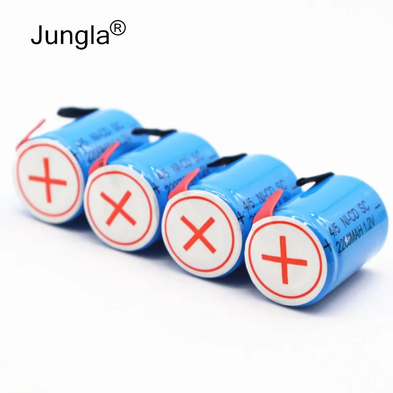 

2-20PCS Ni-Cd 4/5 SubC Sub C 1.2V 2200mAh Rechargeable Battery
