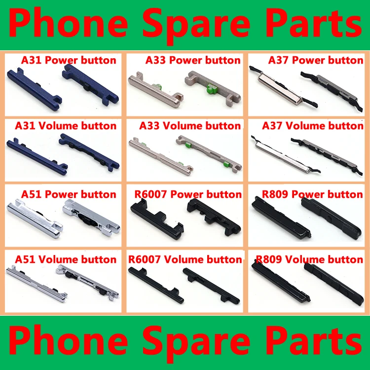 

Kwainee Good Quality Power Volume Button Replacement for OPPO A31 A37 A51 A33 R6007 R809