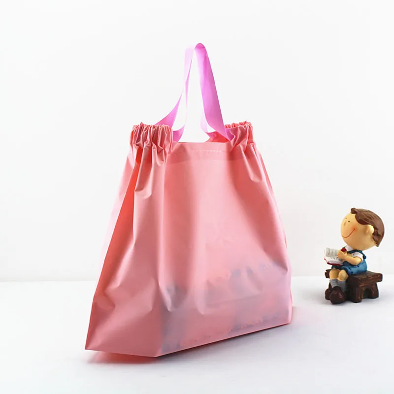 48 шт./лот пластиковая упаковочная сумка с ручкой пластиковая сумка для одежды Нижнее белье Подарочные игрушки макияж пластиковые сумки для покупок