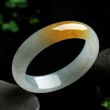 Натуральный нефрит браслет льда желтый цыпленок жира нефритовый браслет