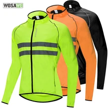 WOSAWE mtb Cycling Jacket High Visibility Reflective Safety Vest Road Cycling Windbreaker Waterproof Bicycle Clothing WOSAWE mtb Cycling Jacket High Visibility Reflective Safety Vest Road Cycling Windbreaker Waterproof Bicycle Clothing