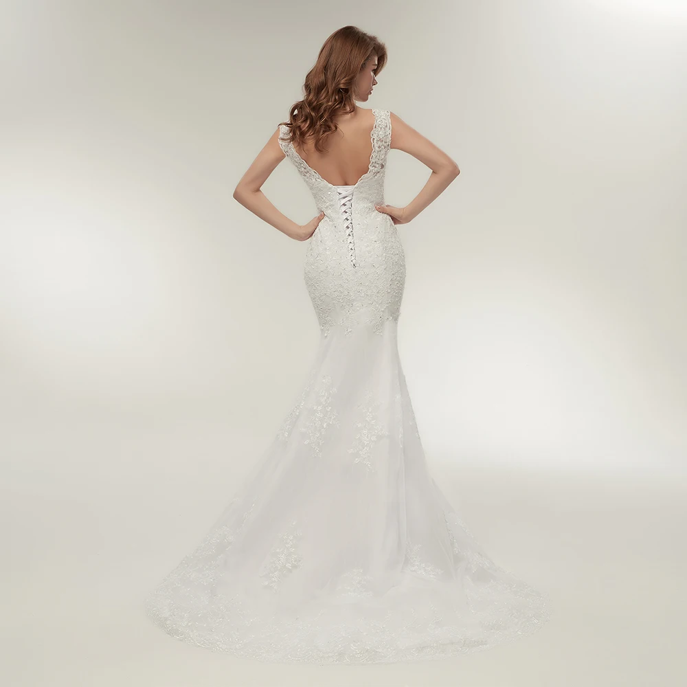 Fansmile в винтажном стиле Vestidos de Novia Свадебные платья Русалочки 2020 размера плюс