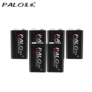 

Hot Selling 6pcs 600mah li-ion Environmental Long Life and Durable 9V6F22 Rechargeable Batteries For Radio,Camera,Toys,etc.