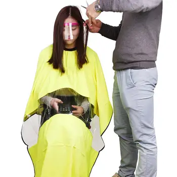 

50 Pcs Professional Hair Eye Protector Mask Transparent Plastic Hairdressing Cover For Customer Hairs Styling Accessories