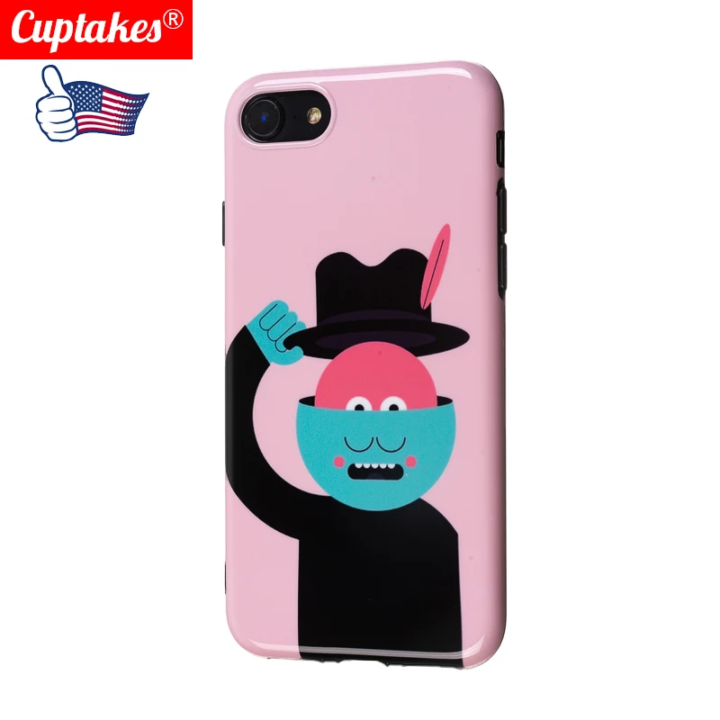 

Luxury Brand Glossy IMD Soft Silicone Case for iPhone X XS Max XR 7 8 Plus 6 6S Cute Anime elegant magic Love Grace Fine stylish