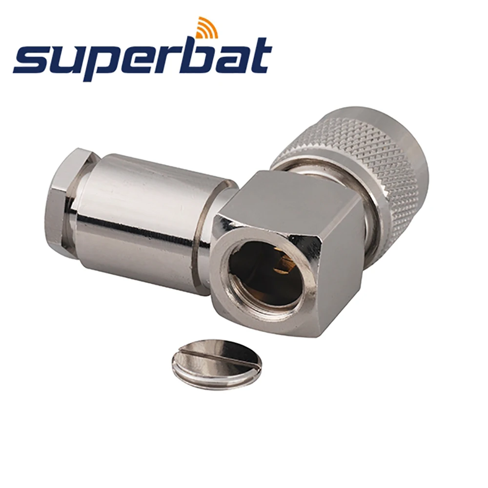 UHF Right Angle RF Coaxial Connector for RG58 LMR195 Cables