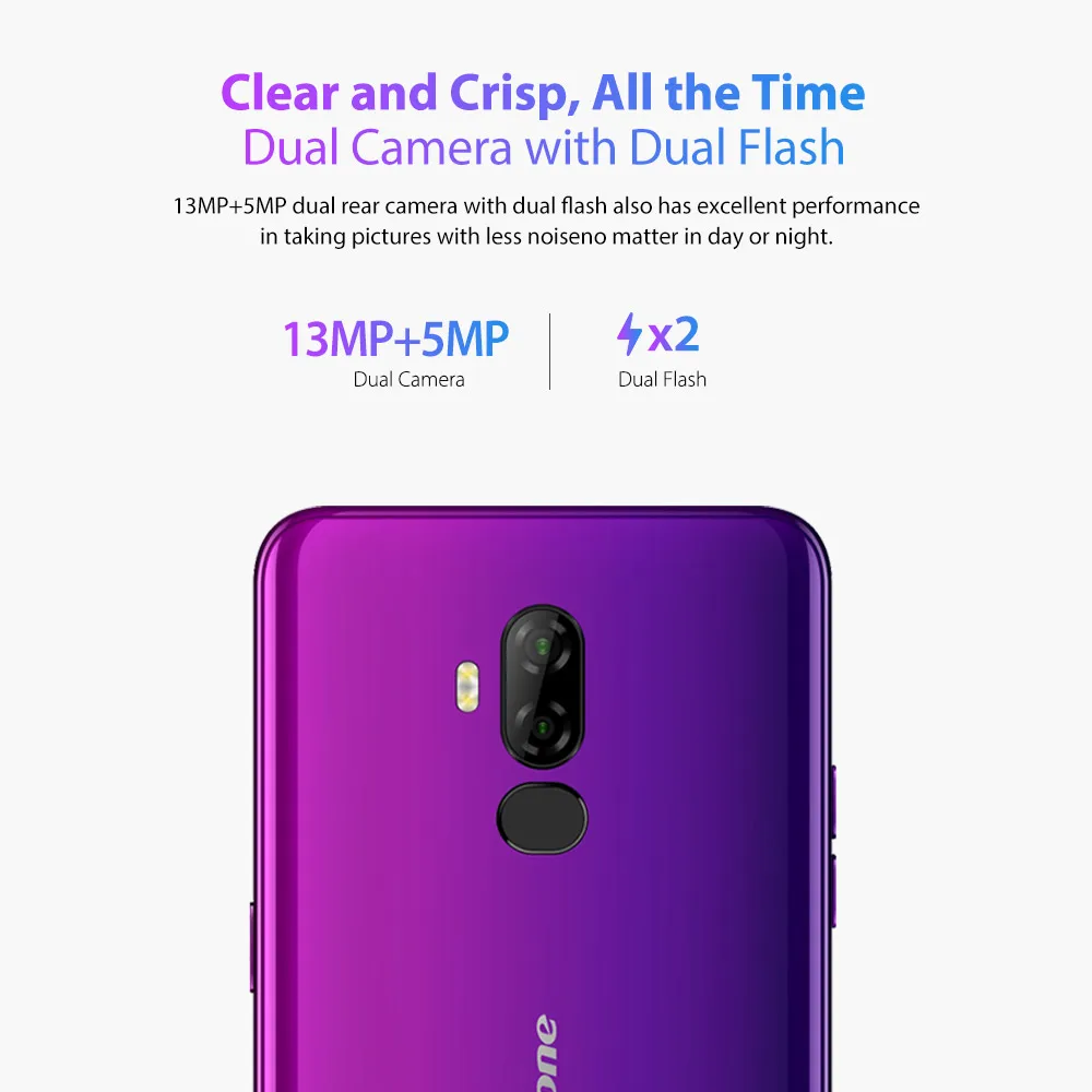 Ulefone power 3L 6," 18:9 HD смартфон 6350 мАч MT6739 Ouad Core 2 Гб 16 Гб Face ID Android 8,1 NFC 4G 13 МП мобильный телефон