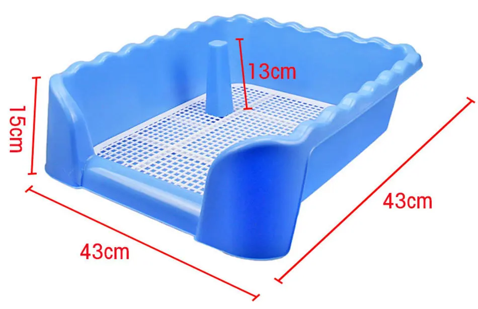 RFWCAK пластиковый волнистый забор для домашних животных, лоток для туалета, для помещений, портативный, для кошек, собак, тренировочный туалет, коробки для туалета, аксессуары для животных принадлежности для собак