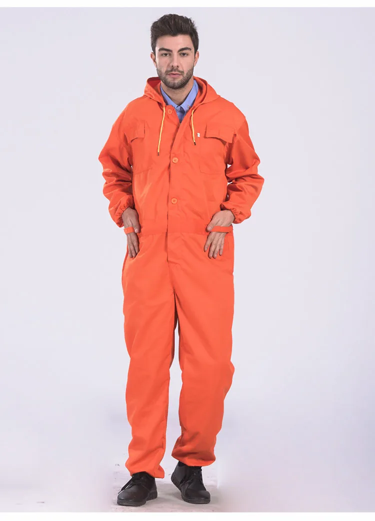 Men Work Clothing Long Sleeve Coveralls Large size Dust-proof Anti-pollution clothing Painting Auto Repair suits Overalls M-4XL (7)