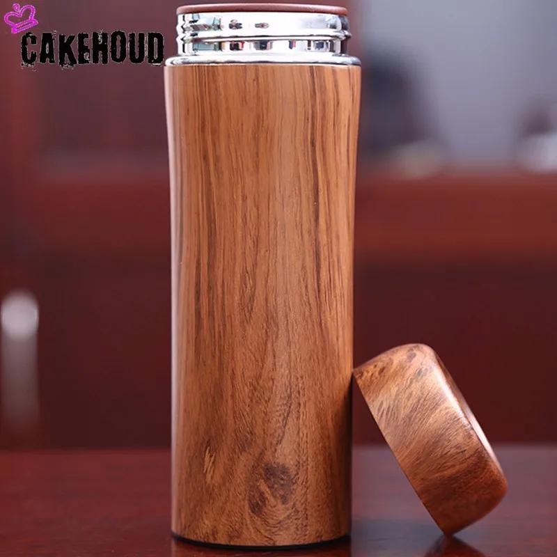 CAKEHOUD Китайская традиционная чашка Zisha для чая кофе Вакуумная из нержавеющей