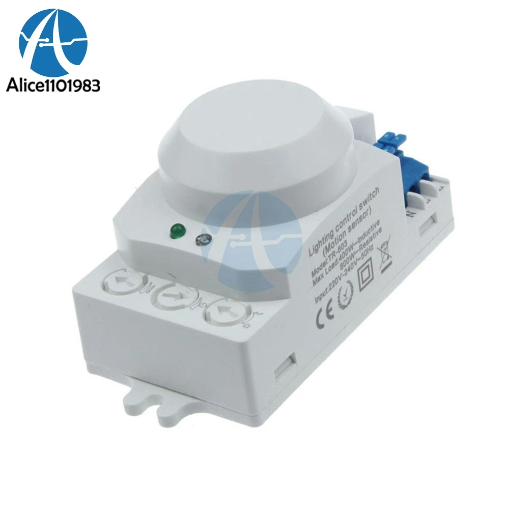 220 В 5,8 ГГц микроволновый детектор движения датчик переключатель для светильник Diy электронная печатная плата