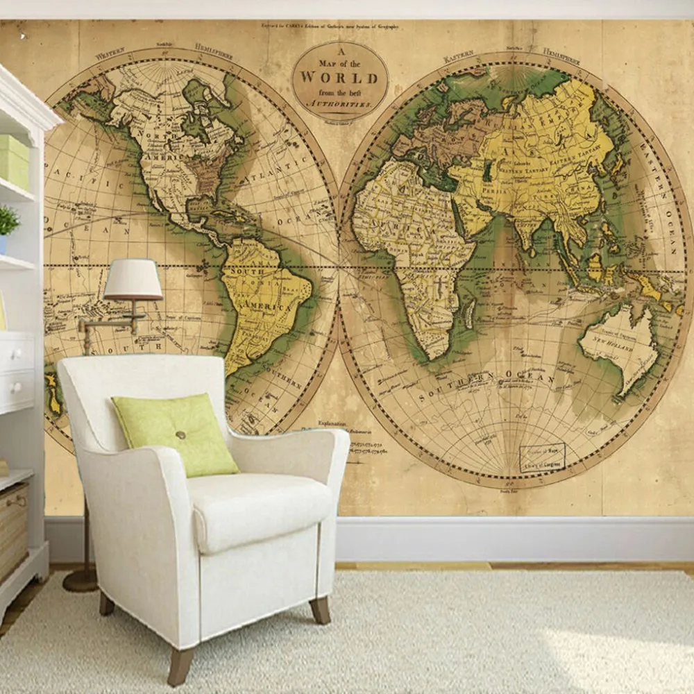 Popular Wall World Map Mural-Buy Cheap Wall World Map Mural lots Popular Wall World Map Mural-Buy Cheap Wall World Map Mural lots