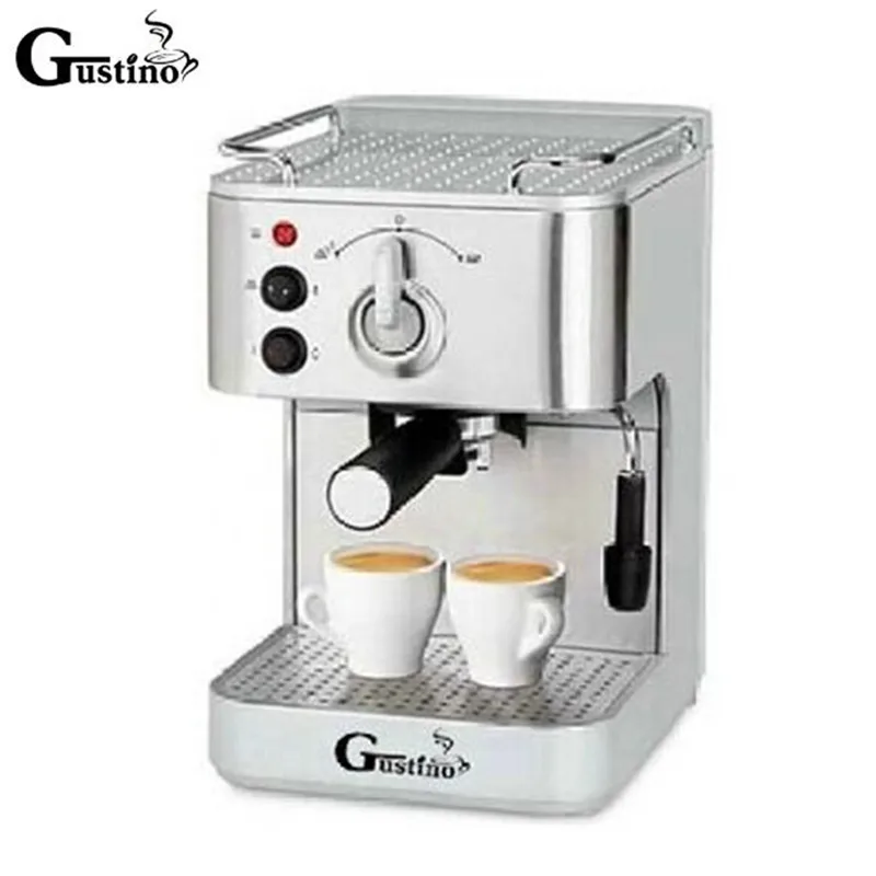 

Gustino 19Bar Semi Automatic Coffee Maker Espresso Machine With Froth Milk Stainless Steel 304 Housing For Home Or Office Using
