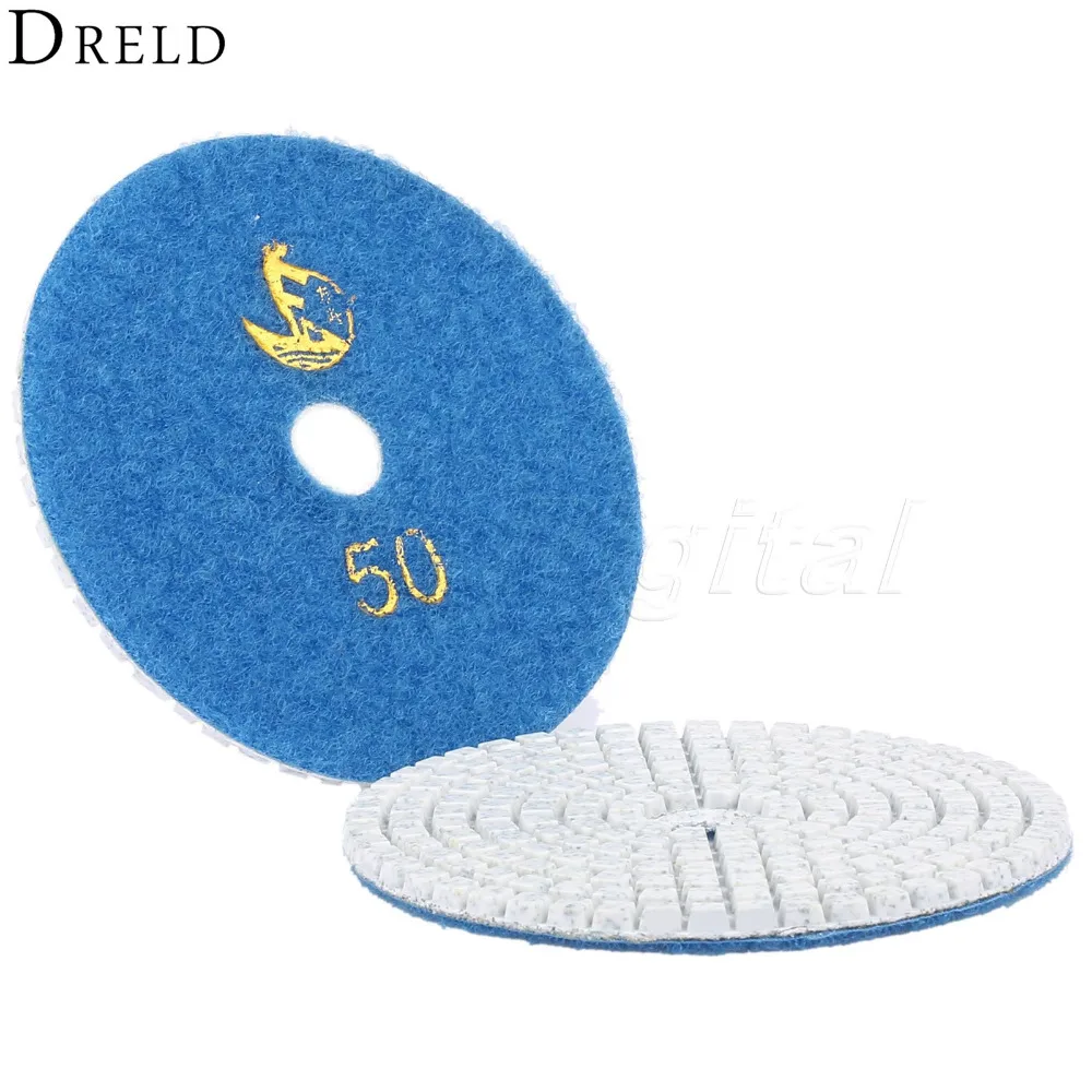 1PC Dremel Accessories 100mm Wet Dry Granite Concrete Marble Polishing