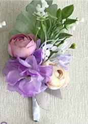 YO CHO 5Colors Artificial Rose Wrist Corsage Flower For Wedding Party Decor Wedding Bridal Women Girl Bridesmaid Delicate Floral 