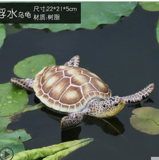 

Things Animals and turtles on display in pond garden resin Fish tank decorated resin sculpture decoration crafts statue