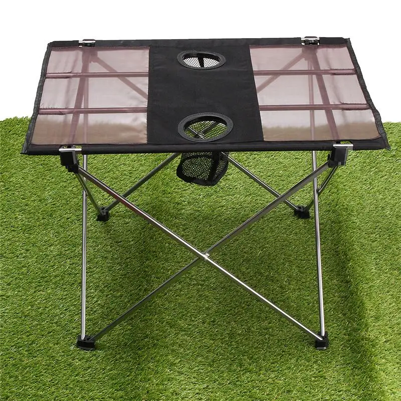 

Outdoor Portable Folding Table Picnic Foldable Desk Ultralight Aluminum Alloy For Camping Hiking